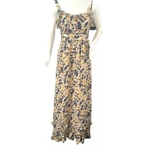 Anthropologie Hydrangea Petals Maxi Dress by Moulinette Soeurs  Size 2